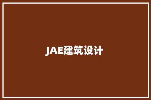 JAE建筑设计 施工工艺