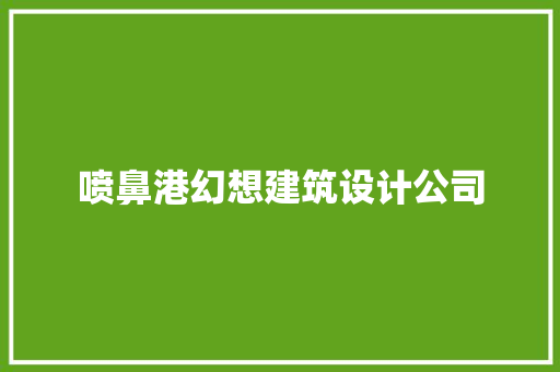 喷鼻港幻想建筑设计公司 施工技术