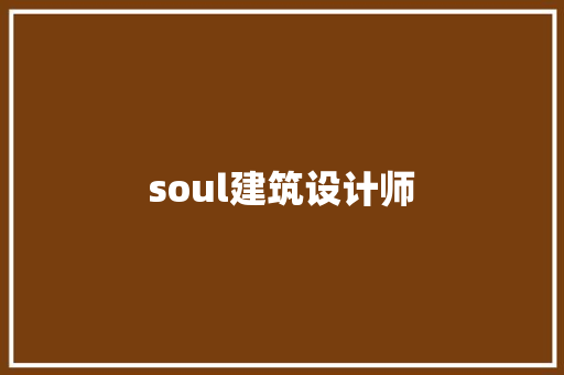 soul建筑设计师 建筑法规