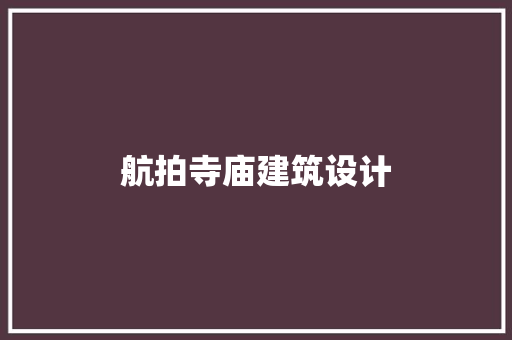 航拍寺庙建筑设计