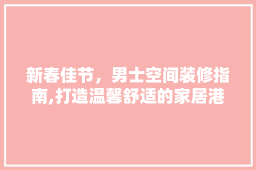 新春佳节，男士空间装修指南,打造温馨舒适的家居港湾 建筑设计