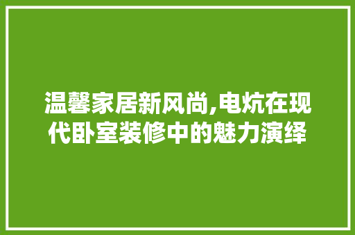 温馨家居新风尚,电炕在现代卧室装修中的魅力演绎 公共建筑设计