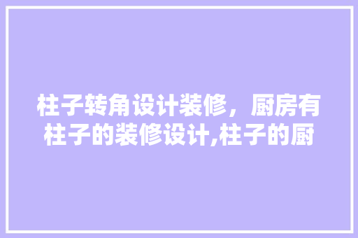 柱子转角设计装修，厨房有柱子的装修设计,柱子的厨房装修效果图 施工技术